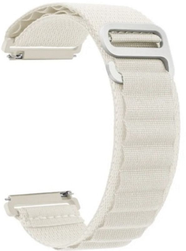 Melfo Nylon Loop Compatible with Molife Sense 500 Smart Watch Strap  (White)