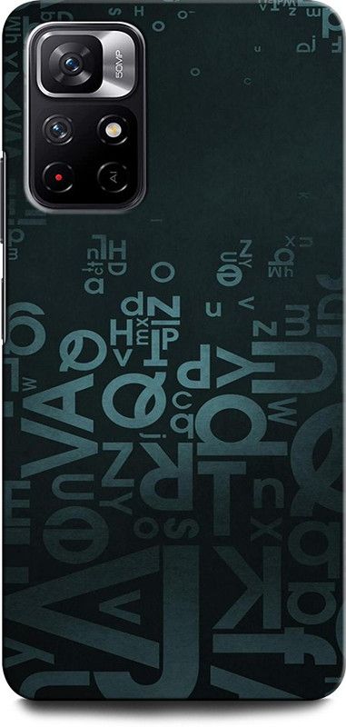 GRAFIQE Back Cover for POCO M4 Pro 5G  (Grey, Blue, Shock Proof, Pack of: 1)