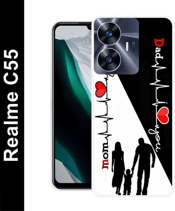 Anami Back Cover for Realme C55  (Multicolor, Grip Case, Silicon, Pack of: 1)