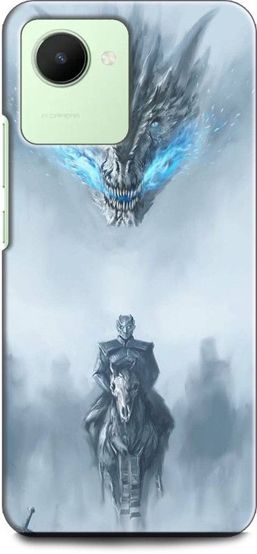 WallCraft Back Cover for Realme C30s, RMX3690 GAME OF THRONES, DRAGON, GOT, NIGHT KING, GHOST  (Multicolor, Dual Protection, Pack of: 1)