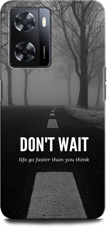 GRAFIQE Back Cover for OPPO A57 New DON'T WAIT, ALONE, WAITING, NATURE  (Multicolor, Shock Proof, Pack of: 1)