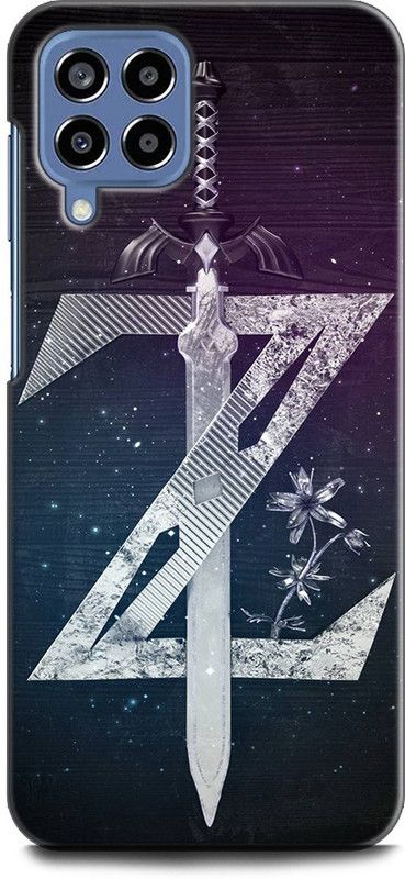 WallCraft Back Cover for SAMSUNG Galaxy M53 5G ZELDA, SWORD, GAME, Z, TEXTURE  (Multicolor, Dual Protection, Pack of: 1)