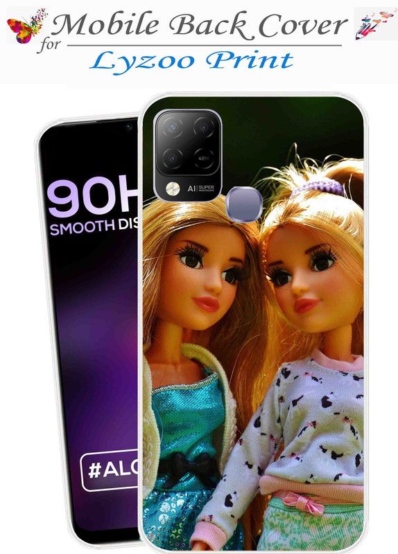 Lyzoo Back Cover for Infinix Hot 10s  (Multicolor, Flexible, Silicon, Pack of: 1)