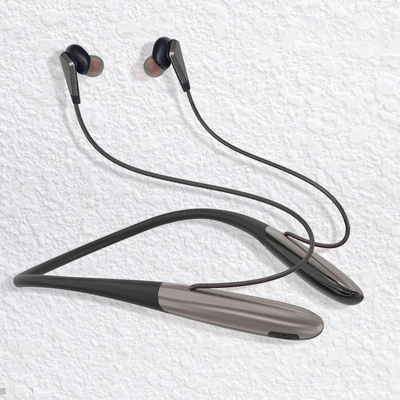 Zohlo Top Quality Powerful Sound with upto 30 Hours Playback Neckband Bluetooth Headset  (Black, In the Ear)