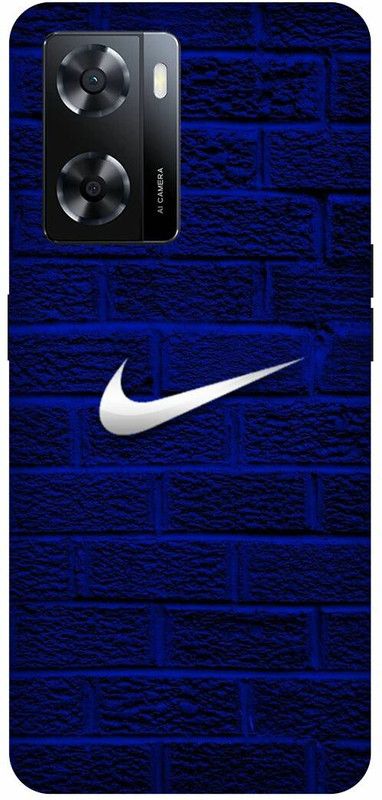 Dimora Back Cover for OPPO A57, NIKE LOGO EMBLEM JUSTDOIT SIGNSYMBOL  (Blue, Hard Case, Pack of: 1)
