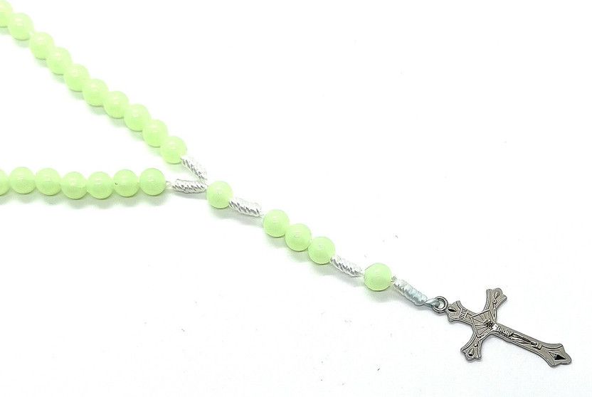 Jesus Cross Radium Pendent Religious Jewellery Chain for Christmas Gift RL528 Sterling Silver Stainless Steel Pendant Set