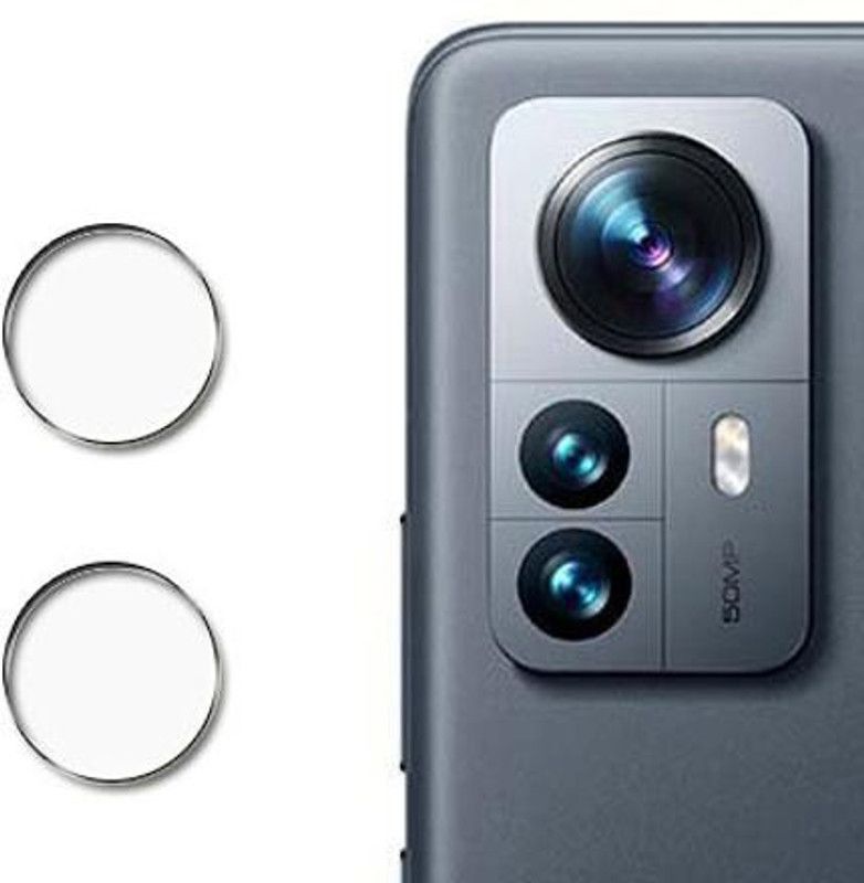 domchi Back Camera Lens Glass Protector for HJ49-Xiaomi 12T Pro LENS  (Pack of: 2)