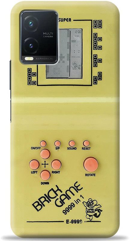 Crafter Back Cover for Vivo T1x  (Yellow, Shock Proof, Pack of: 1)
