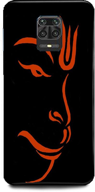 MRBE Back Cover for REDMI Note 9 Pro Max, HANUMAN JI BACK COVER  (Multicolor, Hard Case)