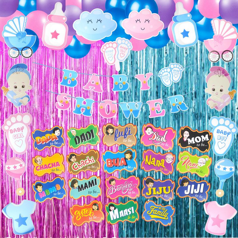 Party Decorz Baby Shower Decoration & Party Props  (Set of 66)
