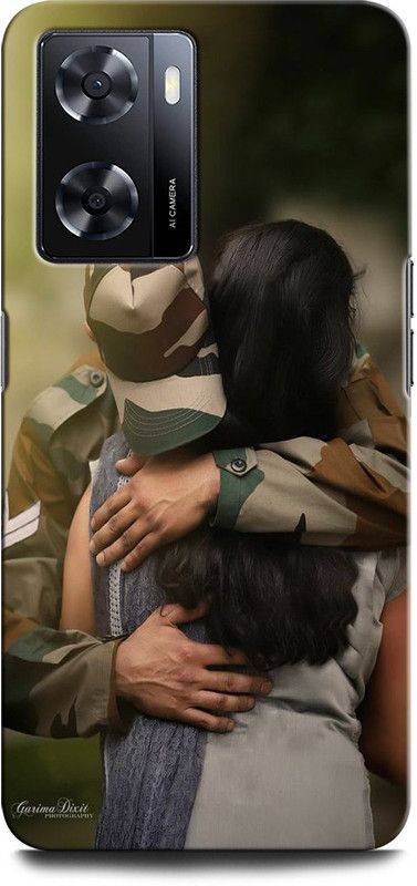 GRAFIQE Back Cover for OPPO A57 New INDIAN ARMY, TXTURE, ARMY UNIFORM, MILITARY, COMO, COMOFLAGE  (Multicolor, Shock Proof, Pack of: 1)