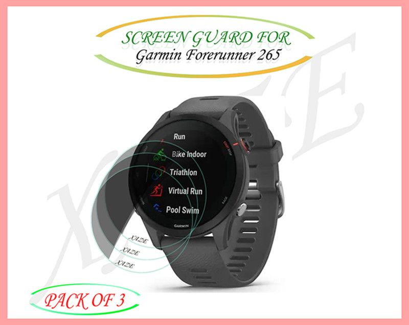 XAZE Screen Guard for Garmin Forerunner 265 Smartwatch  (Pack of 3)