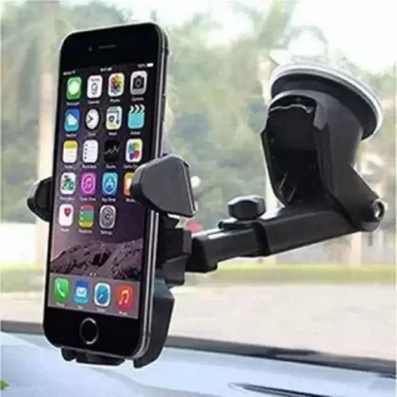 BSRENTERPRISEZ Car Mobile Holder for Windshield, Dashboard, Anti-slip  (Black)