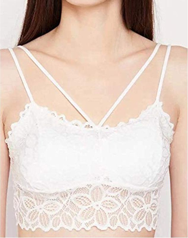 Women Bralette Lightly Padded Bra  (White, Beige, Yellow, Red, Blue)
