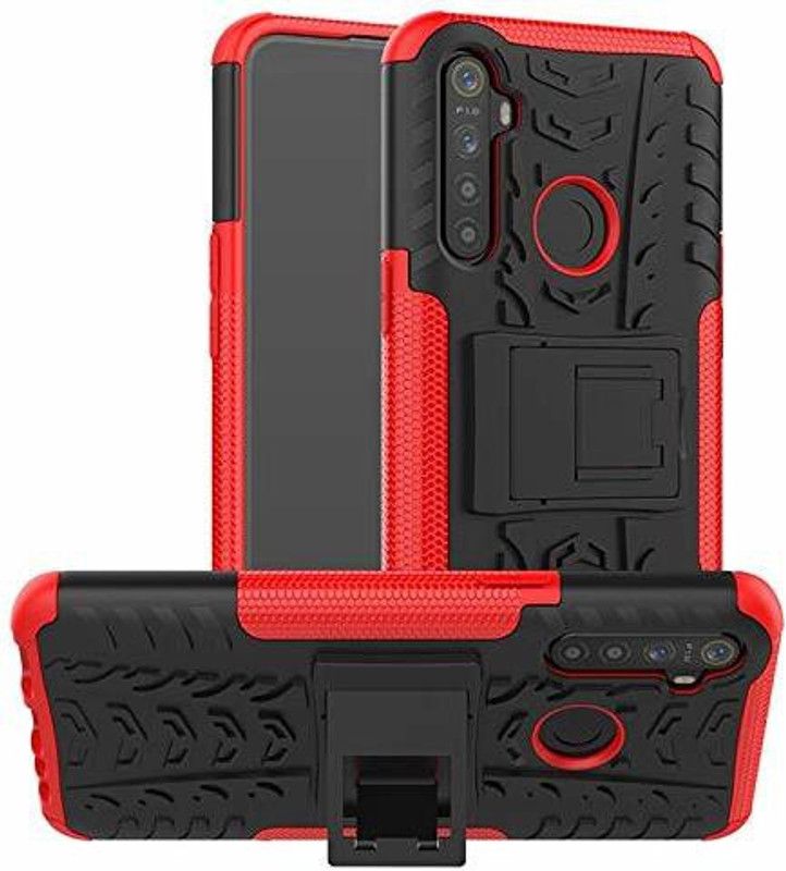 Tremolite Back Cover for Realme 5s  (Red, Black, Pack of: 1)