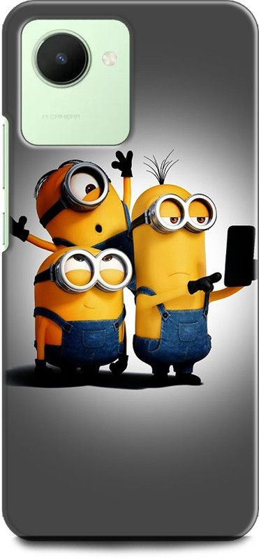 WallCraft Back Cover for Realme C30, RMX3581 MINIONS, FUNNY MINIONS, COMIC, MOVIE, CARTOON  (Multicolor, Dual Protection, Pack of: 1)