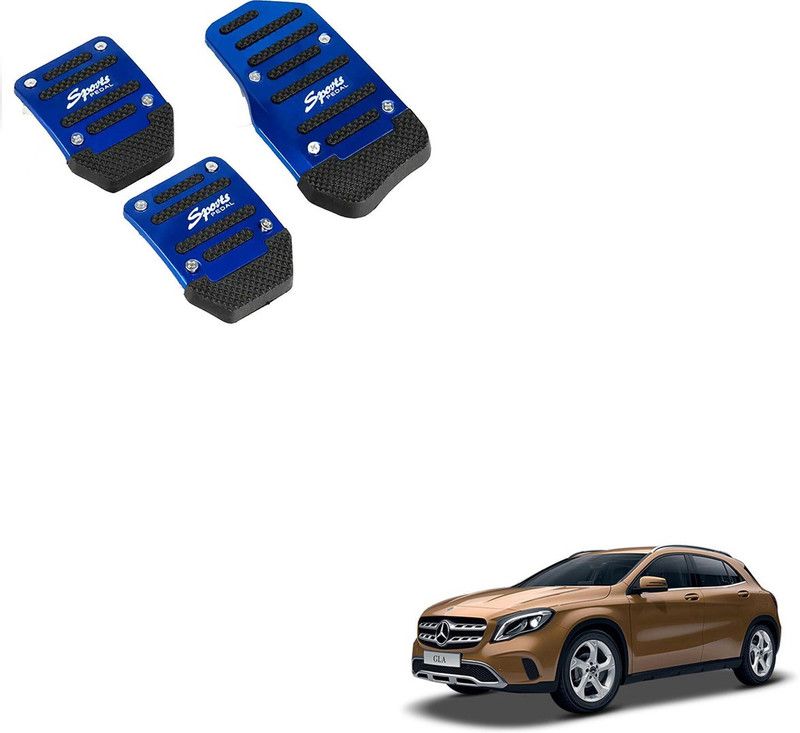 SEMAPHORE Car Non-Slip Manual Pedals Kit Sports Blue For Mercedes Benz GLA-Class Car Pedal