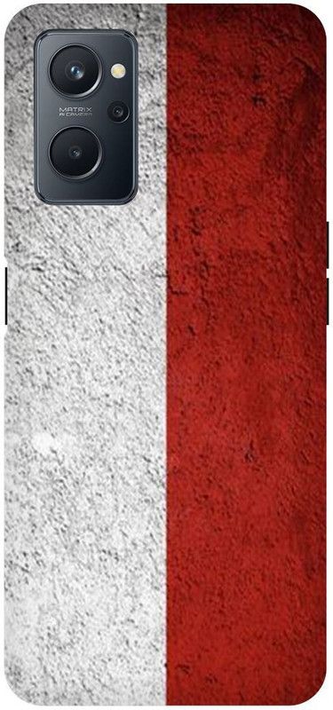 Zaplab Back Cover for OPPO K10, CPH2373 White and Red Printed  (Multicolor, Hard Case, Pack of: 1)