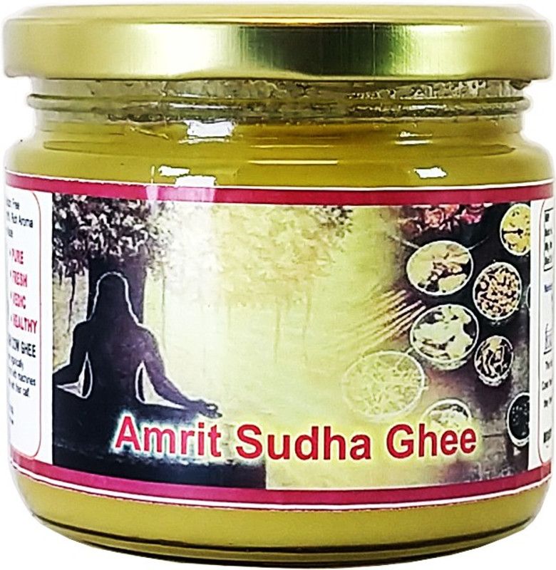 OCB Amrit Sudha Ghee Organics Forest Grazed Malnad Gidda Desi Cow's A2 Best Quality Ghee 250 g Glass Bottle