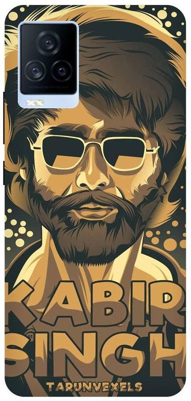 THE NARAYANA COLLECTIONS Back Cover for IQOO 7- V2049A-SHAHID,KABIR,SINGH,ROYAL,ENFIELD  (Multicolor, Hard Case, Pack of: 1)