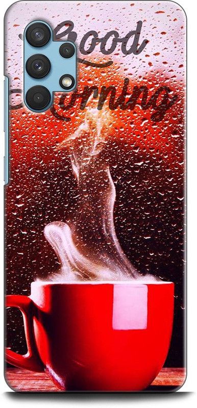 Afterglow Back Cover for SAMSUNG Galaxy A32 GOOD MORING  (Multicolor, Shock Proof, Pack of: 1)