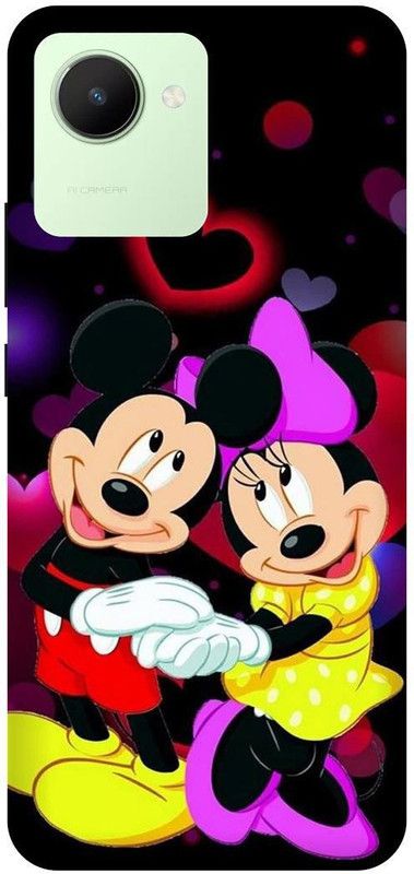 FRONK Back Cover for realme C30s, RMX3690, MICKEY, MOUSE, MINNIE, MOUSE, DOLL  (Multicolor, Hard Case, Pack of: 1)