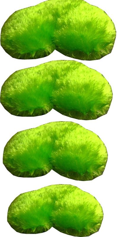 TrueValue Creations Feathers Heart Type Decorative Cushion Pack of 4  (Heart Green cushions)