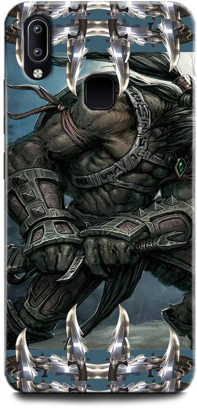 Afterglow Back Cover for Vivo V11 NIGHT WARRIOR, THEME, WOLF  (Multicolor, Shock Proof, Pack of: 1)
