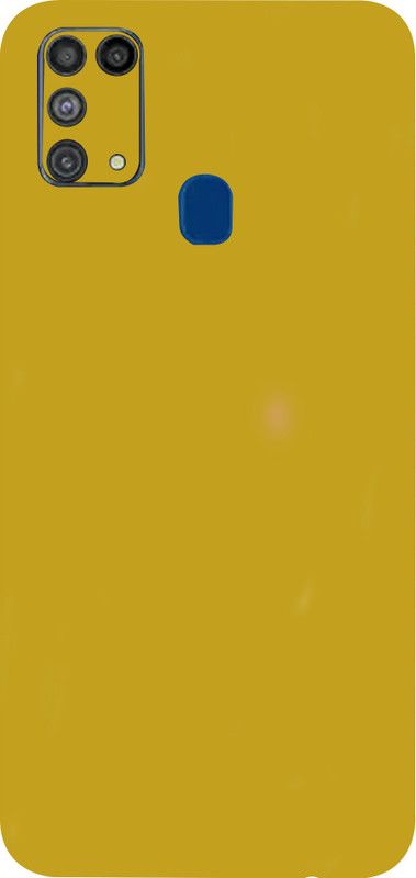 mtool Samsung M31 Mobile Skin  (Ultra Super Golden Matte Skin With High Gloss Finish).)