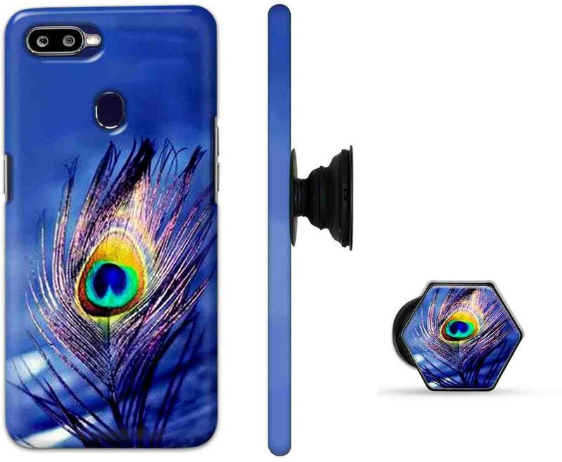 Deltavo Back Cover for Oppo F9, OPPO F9 Pro, Realme 2 Pro, Realme U1  (Blue, Cases with Holder, Pack of: 2)
