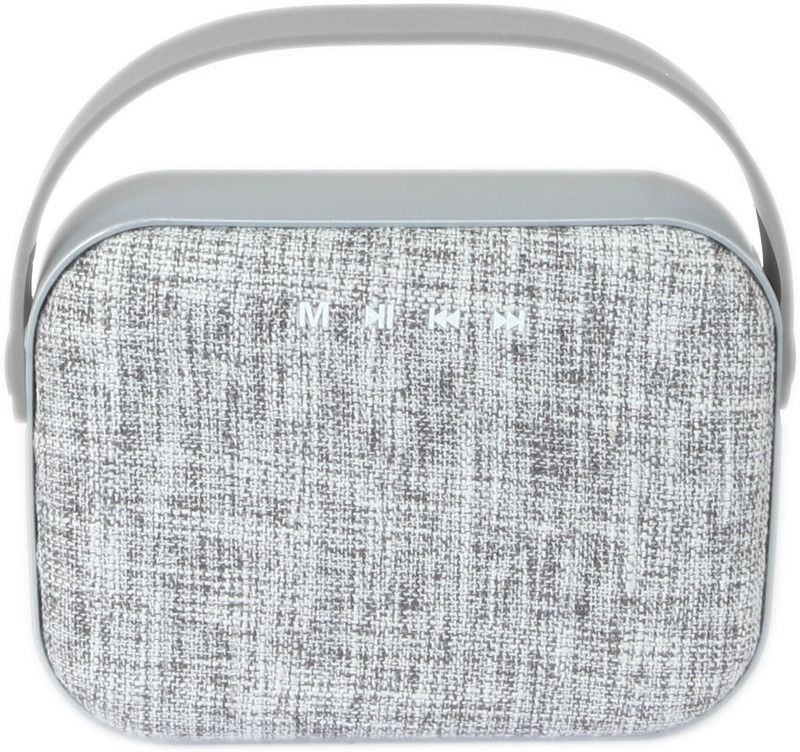 ILU Powerfull Bass Portable 4.0 Bluetooth Speaker with FM Radio, Aux In, USB & TF Card Function Bluetooth Speaker  (Grey, Mono Channel)
