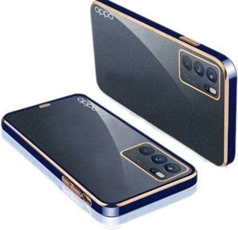 fi-yonity Back Cover for OPPO RENO 6  (Blue, Flexible, Pack of: 1)