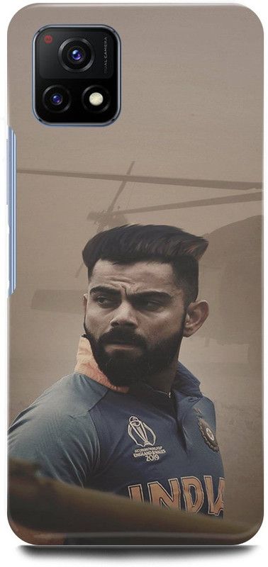 play fast Back Cover for Vivo Y72 5G, V2060 VIRAT, KOHLI, INDIAN, PLAYER, CRICKETER, RCB  (Beige, Hard Case)