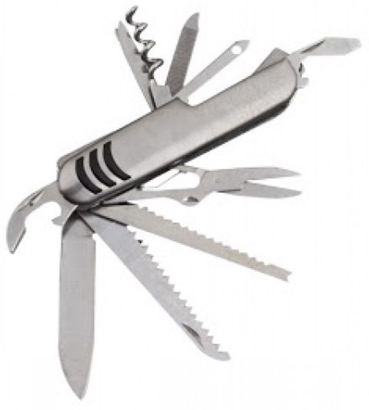 Divinext Multi-Purpose Kit 11 in 1 Tool 11 Function Multi Utility Swiss Knife  (silver)