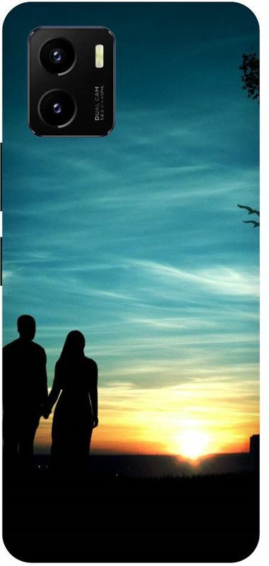 Bluvver Back Cover for Bluvver Back Cover For Vivo Y01, V2166, Love, Amor, Anime, Sweet Couple, Girl, Boy  (Multicolor, Hard Case, Pack of: 1)