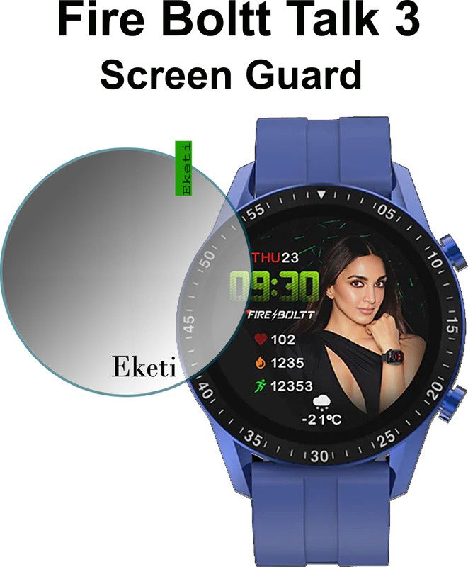 Eketi Screen Guard for Fire Boltt Talk 3 Smartwatch  (Pack of 1)