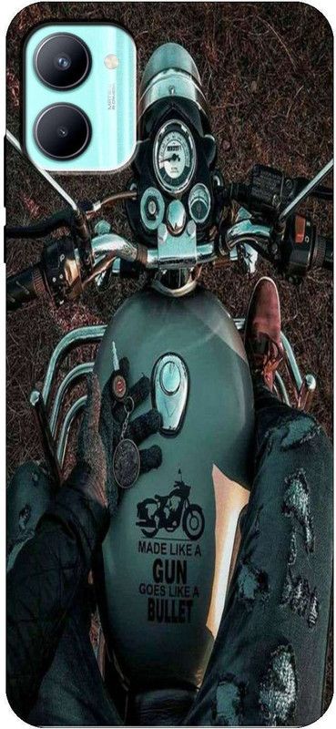 iprinto Back Cover for realme C33, RMX3624 Royal Enfield Back Cover  (Multicolor, Hard Case, Pack of: 1)