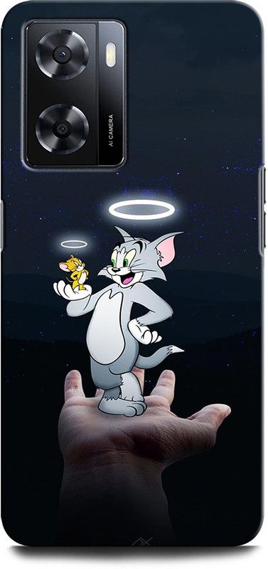 GRAFIQE Back Cover for OPPO A57e TOM AND JERRY, CARTOON NETWORK, CARTOON, JERRY, CUTE  (Multicolor, Shock Proof, Pack of: 1)