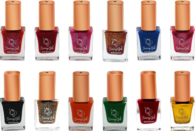 SASSYGAL Recto Shade of 12 Different Colors Mix  (Pack of 12)