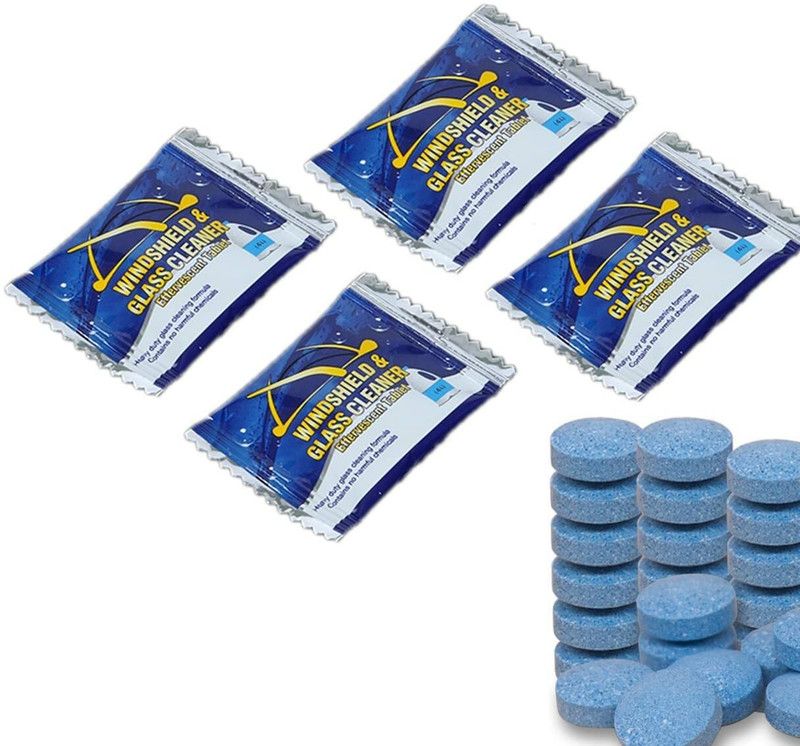 The Divine Exports Glass Cleaner, Windshield Cleaner Concentrate Vehicle Glass Cleaner Tablate Tablet Concentrate Vehicle Glass Cleaner  (300 g)