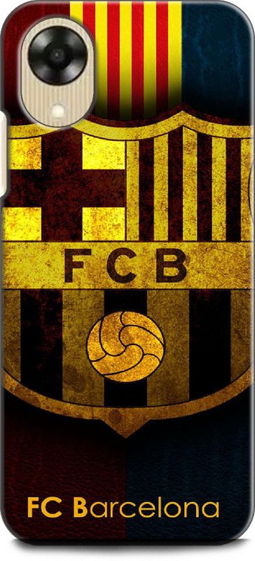 WallCraft Back Cover for OPPO A17K, CPH2471 BARCELONA, LOGO, EMBLEM, FOOTBALL, FCB, SPORTS  (Multicolor, Dual Protection, Pack of: 1)