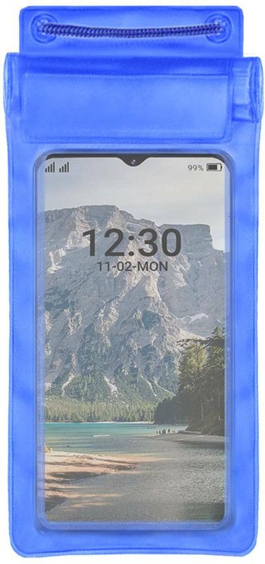 ACM Pouch for Ikall 401 Pro  (Blue, Waterproof, Silicon, Pack of: 1)