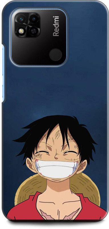 WallCraft Back Cover for REDMI 10A LUFFY, SMILE, ANIME, CARTOON  (Multicolor, Dual Protection, Pack of: 1)