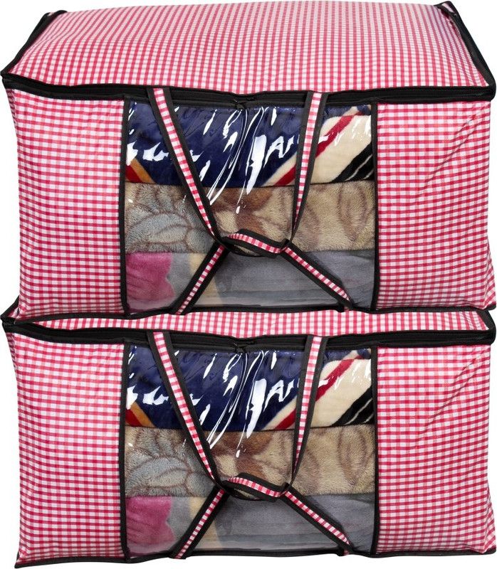 STYLISTA PinCheck Blanket Cover Bag Small BK-BB31b_S2  (Multicolor)
