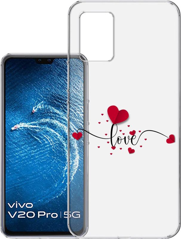 HANIRY Back Cover for Vivo V20 Pro / 2018 back cover / LOVE / Designer / PNG_59  (Multicolor, Flexible, Silicon, Pack of: 1)