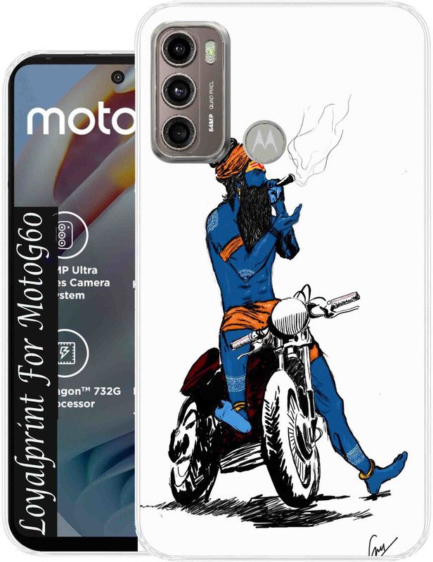 Loyalprint Back Cover for Moto G60  (Multicolor, Flexible, Silicon, Pack of: 1)