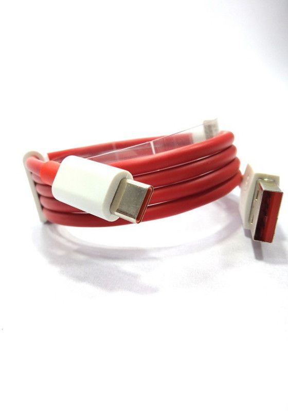 SAIQA USB Type C Cable 6.5 A 1.00451999999996 m Copper Braiding one plus nord red cable  (Compatible with Oneplus 8 pro | Oneplus nord | Realme Narzo | Realme x|Realme xt | Realme 6 Pro, Red, One Cable)