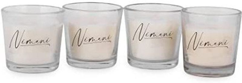 NIMANI HANDICRAFTS Set of 4 Pumpkin Spice Cafe Mocha Blue Ocean Vanilla Scented Candle  (200 g)