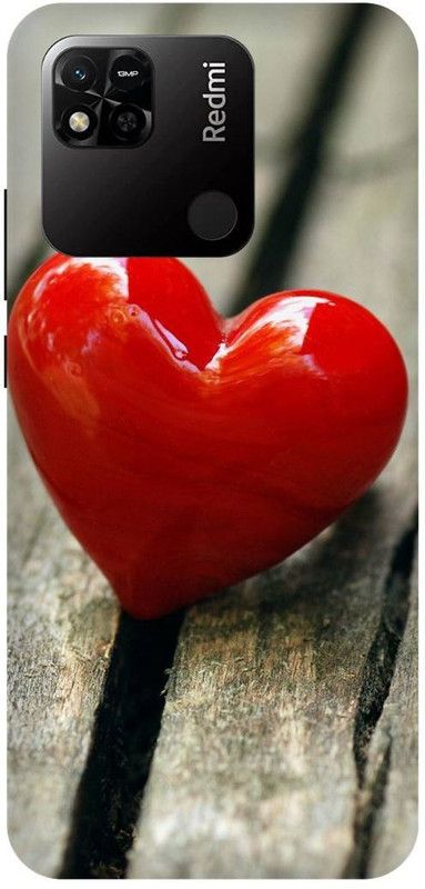 DIKRO Back Cover for REDMI 10A, RED, HEART, COUPLE, LOVE  (Red, Hard Case, Pack of: 1)