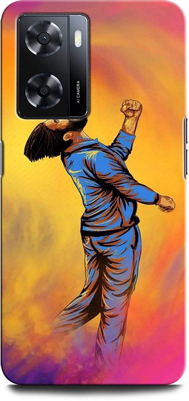 GRAFIQE Back Cover for OPPO A57 New JADEGA, CRICKET, INDIA, RAVINDRA JADEGA  (Multicolor, Shock Proof, Pack of: 1)